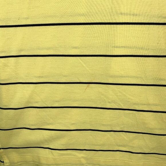 Ralph Lauren Polo Shirt Adult Extra‎ Large XL Yellow Black Stripes Golf Mens - Picture 6 of 9